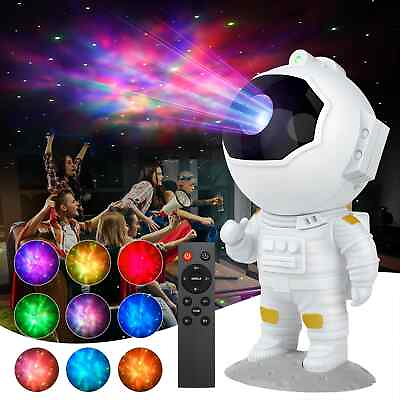 #ad #ad Astronaut Projector Galaxy Starry Sky Night Light Ocean Star LED Lamp w Remote $21.99
