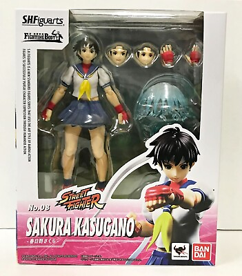 #ad SH S.H. Figuarts Sakura Kasugano Street Fighter IV Bandai Japan $93.71