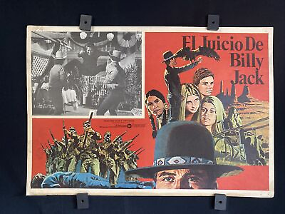 #ad 1974 The Trial of Billy Jack DELORES TAYLOR Authentic MEXICAN LOBBY CARD $19.99