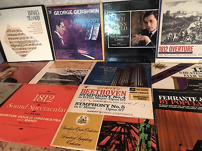 #ad Classical Music Vinyl Record Lot Eugene Ormandy Beethoven Gershwin Schubert $71.99