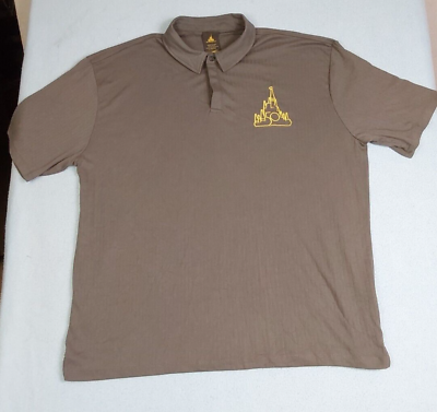 #ad Walt Disney World 50th Anniversary Castle Polo Shirt L $19.99