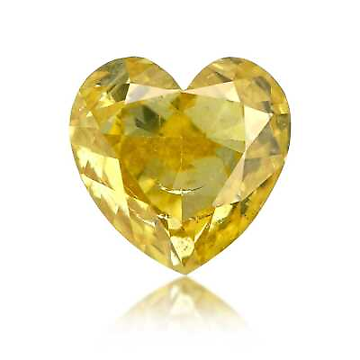 #ad #ad 0.31 Carat Loose Diamond Yellow Heart Cut I1 Clarity GIA Certified Fancy Jewelry $1410.50