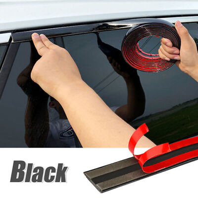 #ad 3m Black Car Trim Molding Strip Decoration For Car Body Door Side Protector Trim $9.45