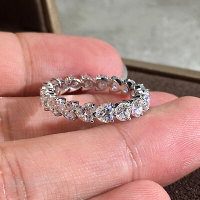 #ad Fashion 925 Silver Filled Ring Women Cubic Zircon Wedding Jewelry Gift Sz 6 10 $2.69