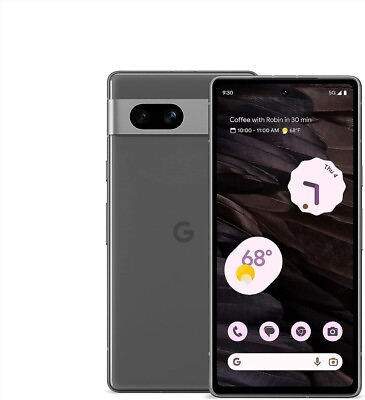 #ad Google Pixel 7a 128GB Charcoal Spectrum Android Smartphone Good $169.99