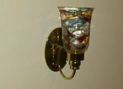#ad Partylite MOSAIC HURRICANE SCONCE VERY RARE $69.99