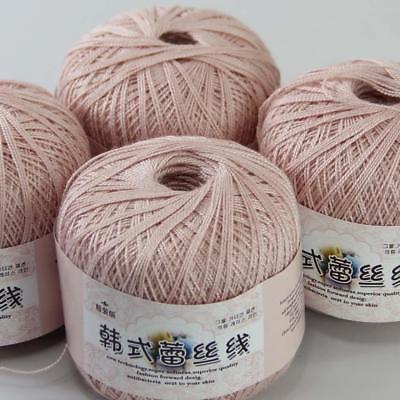 #ad Sale Cotton Crochet Yarn No.8 Craft Tatting Hand Knit Embroidery 50grX3Balls 108 $10.35