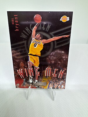 #ad 1999 Topps Stadium Club Kobe Bryant Wing Men Insert #W1 LA Lakers $40.00