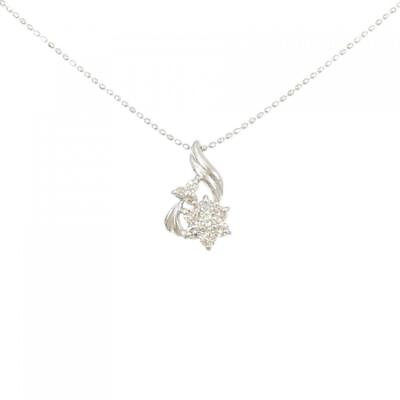 #ad Authentic PT Flower Diamond Necklace 0.3CT #260 006 502 8421 $252.84