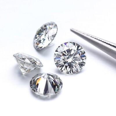 #ad 5 Pcs Natural Diamond Round Cut 4x4 mm Loose VVS1 D Color Certified ML925 $34.59