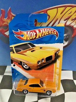 #ad Hot Wheels 2011 New Models 11 50 011 1970 #x27;70 Pontiac GTO Judge YELLOW 5SP $7.99