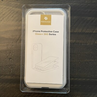 #ad Miracase iPhone 13 White Protective Case Glass 360 Series New in Box $16.00