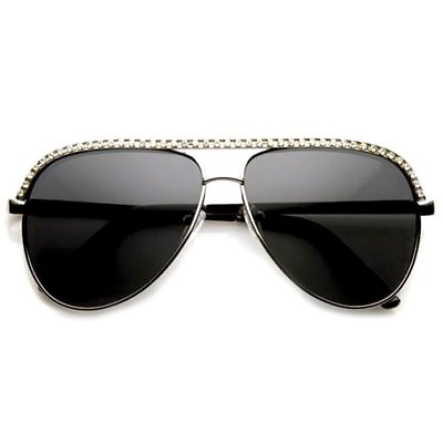 #ad Designer Bling Vintage Rhinestones Semi Rim Women Fashion Sunglasses $9.97