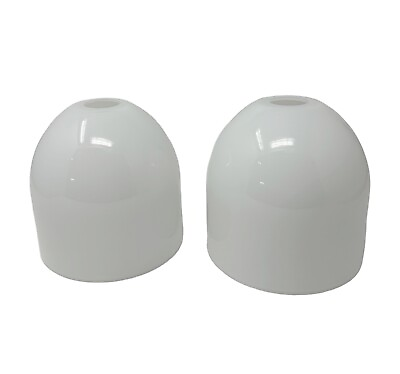 #ad 2 Opalescent Glass Shades Pendant Light Lamp 5 x1x5 $30.00