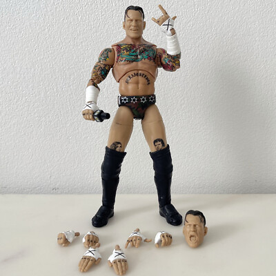 #ad RARE Prototype AEW CM Punk Supreme Elite Wrestling Action Figure WWE Figurines AU $165.00