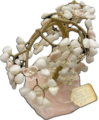 #ad Rose Quartz Tree Crystal Chakra Gemstone Grannychic Coastal $29.95