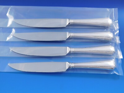 #ad Fairfax by Durgin Gorham Sterling Silver Steak Knife Set 4pc HHWS Custom 8 1 2quot; $289.00