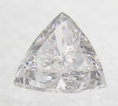 #ad 0.13 Carat D Color SI1 Triangle Enhanced Natural Loose Diamond 3.89X3.84mm $99.99