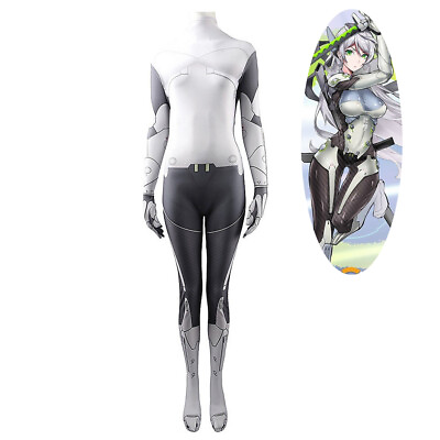 #ad OW Costume Cosplay Genji Girl Jumpsuit Bodysuit For Kids Adult $56.89