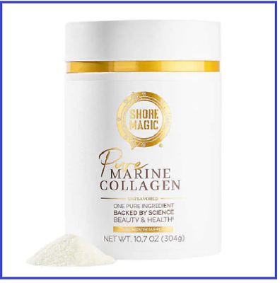 #ad Shore Magic Premium Marine Collagen 30 Servings 10.7 Oz Healthier Skin Hair N $63.90