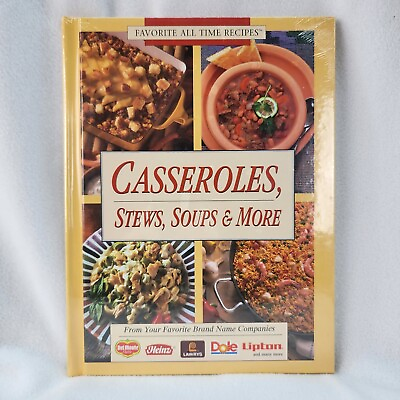 #ad Favorite All Time Recipes Casseroles Stews Soups amp; More Cookbook Hardcover New $5.99