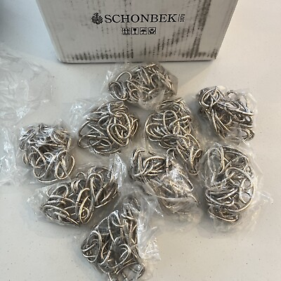 #ad Schonbek Crystal Chandelier Replacement Chain 30 feet Antique Silver Finish 48 $250.00