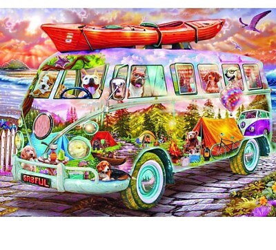 #ad Diamond Painting DIY Animals Print In The Van Design Embroidery House Decoration $43.34