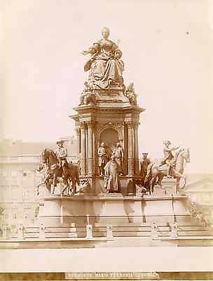 #ad Autriche Vienne Monument de Maria Theresa Vintage albumin print Tirage al EUR 79.00