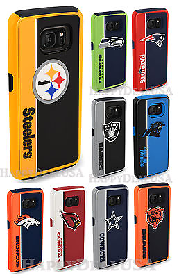 #ad Official NFL Dual Layer Drop Proof TPU Cover Case for Samsung Galaxy $18.74