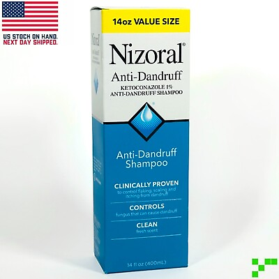 #ad Nizoral A D Anti Dandruff Shampoo OTC 14 fl.oz. Value Size Exp: 01 26 FREE SHIP $26.95