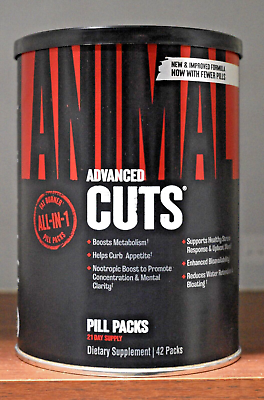 #ad Universal Nutrition Animal Cuts 42 Packs Fat Burning Stack Get Ripped Burn Fat $43.94