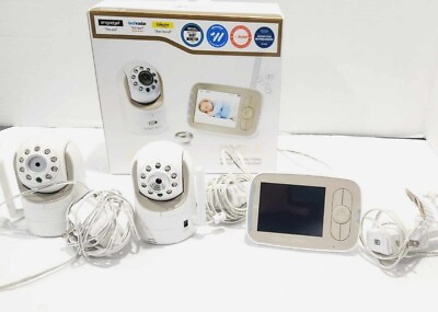 #ad Infant Optics Dxr 8 Video Baby Monitor With 2 Cameras WORKS $74.99