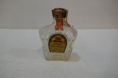 #ad Antique Tiny SMALL SIZE Crown Royal Liquor Bottle $15.95