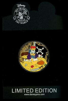 #ad DS Pirate Coin Donald Duck LE 250 Disney Pin 57996 $49.95