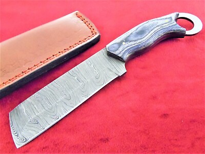 #ad RARE 9.5quot; CUSTOM HANDMADE DAMASCUS STEEL TANTO BLADE CAMPING HUNTING BOWIE KNIFE $23.50