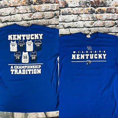 #ad Univ of Kentucky Wildcats A Championship Tradition Blue XL $17.95