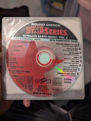 #ad Sound Choice Star Series Karaoke Ultimate Party Songs Vol. 4 SC2086 $16.99