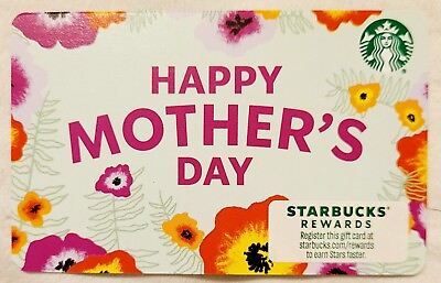 #ad STARBUCKS CARD 2024 quot; HAPPY MOTHER#x27;S DAY quot; BRAND NEW GREAT PRICE $1.39