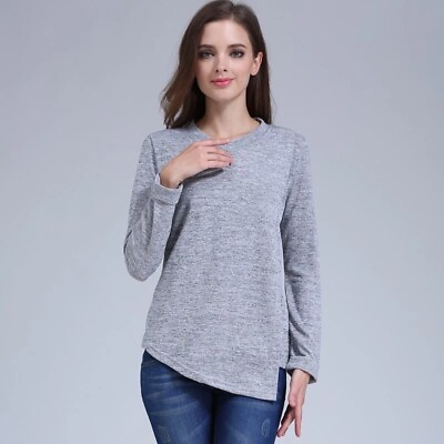 #ad Maternity Soft Sweater For Easy Discreet Breastfeeding $6.75