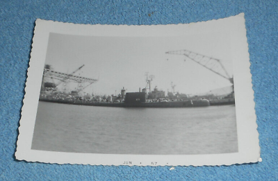 #ad 1957 Photo US Navy Submarine USS Nautilus amp; Destroyer USS Gurke San Francisco? $13.11