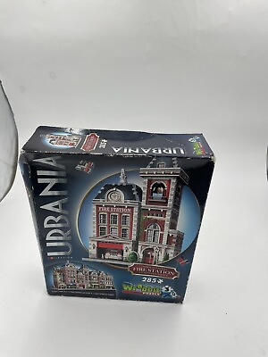 #ad Wrebbit 3D Jigsaw Puzzle Urbania FIRE STATION 285 PCS. Brand New Sealed $19.99