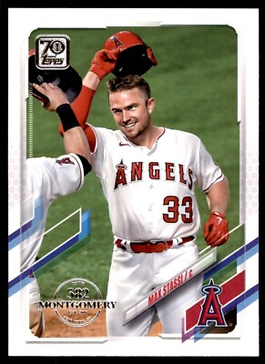 #ad Max Stassi 2021 Topps 582 Montgomery Set Foil Stamp #168 Los Angeles Angels $2.00