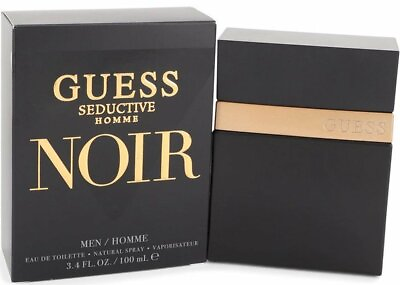 #ad GUESS SEDUCTIVE HOMME NOIR by Guess 3.3 3.4 oz EDT Cologne For Men New in Box $21.48