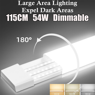 #ad 54W LED Bulb Tubes Ceiling Tube Light 4FT Purification Strip Lamp Lighting 120cm $25.93