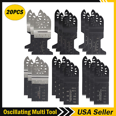 #ad #ad 20PCS Multi Tool Oscillating Saw Blades For Dewalt Fein Multimaster Makita Bosch $16.49