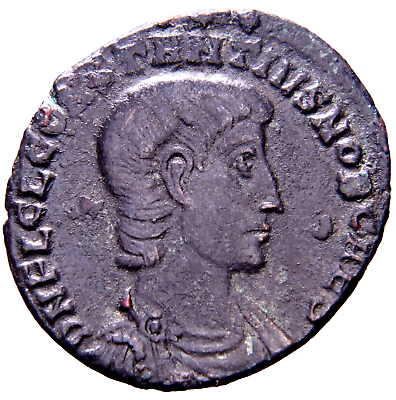 #ad Constantius Gallus. Caesar AD 351 354 Æ Centenionalis Spearing Roman Coin w COA $68.06