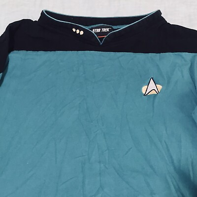 #ad Star Trek Mens LongSleeve Pullover Adult Size Large $18.95