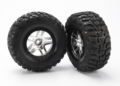 #ad Traxxas SCT Black Beadlock Wheels and Kumho Tires 2 5882 $24.95