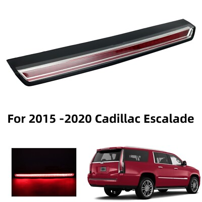 #ad For 2015 2020 GMC Yukon Cadillac Escalade 3rd Brake Light High Mount Lamp Clear $65.54