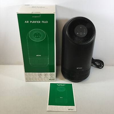 #ad AFloia Fillo Black Touch Control Elegant Design H13 Hepa Filter Air Purifier $99.99